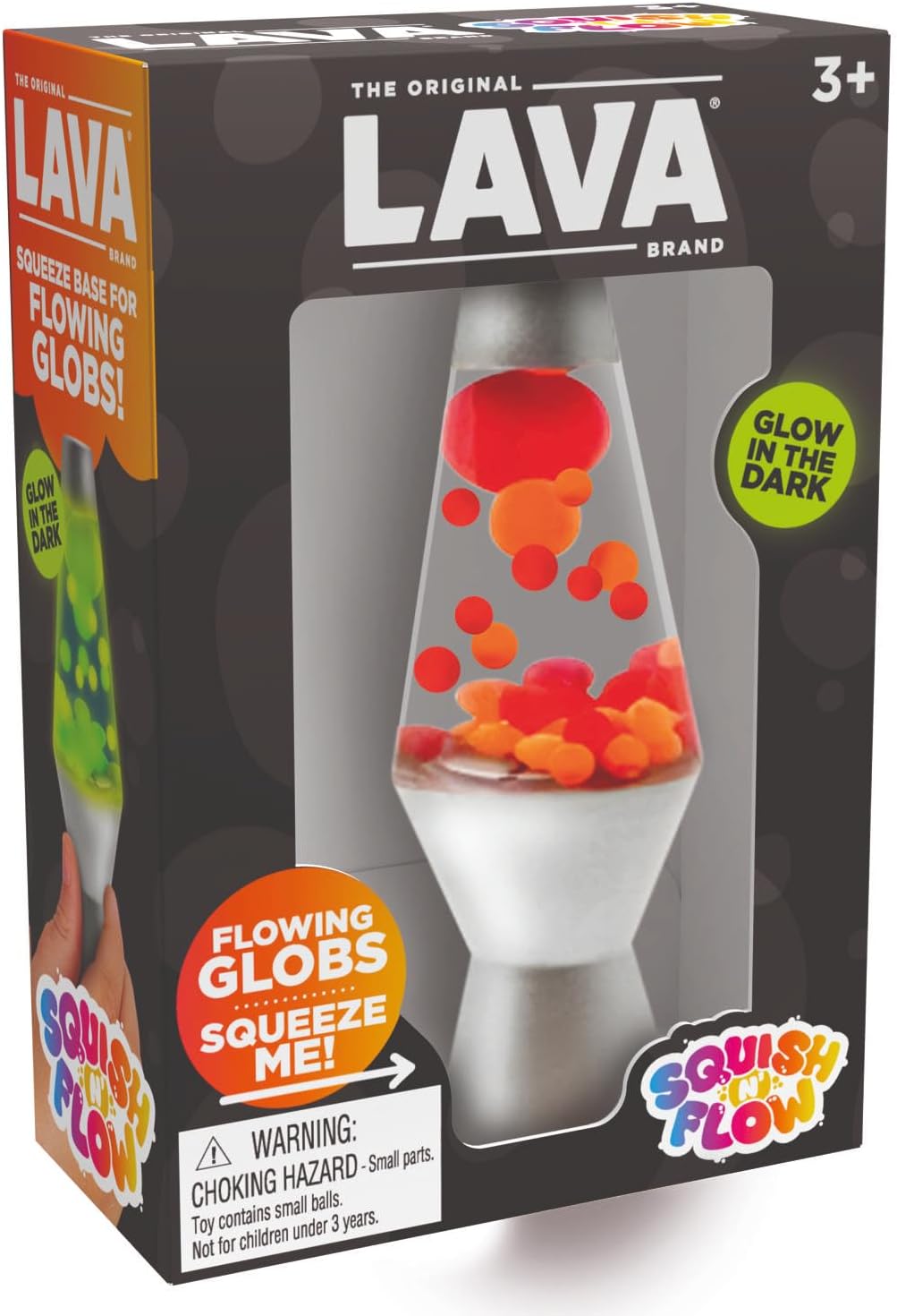 Lava Squish N Flow Lava Lamp Squishy Fidget Toy - Beanie Games