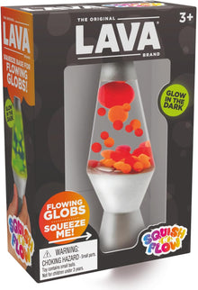 Lava Squish N Flow Lava Lamp Squishy Fidget Toy - Beanie Games
