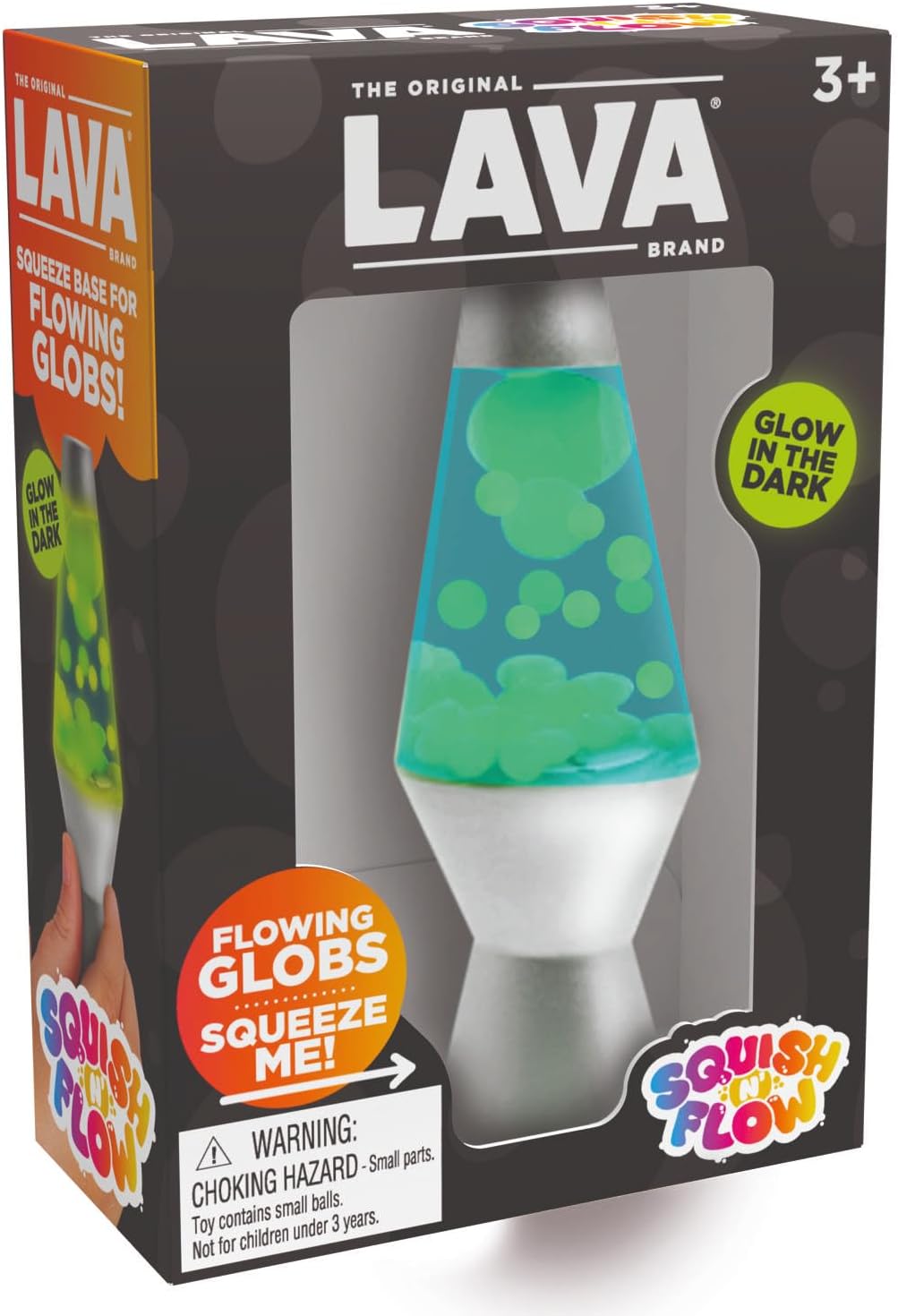 Lava Squish N Flow Lava Lamp Squishy Fidget Toy - Beanie Games