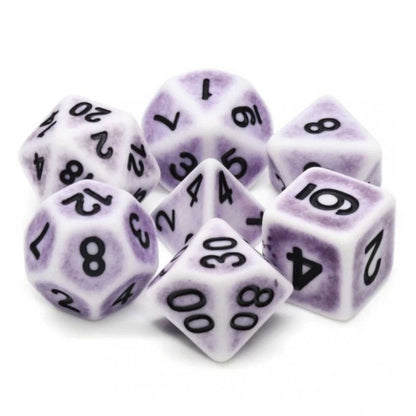 Lavender Ancient RPG Dice Set - Beanie Games