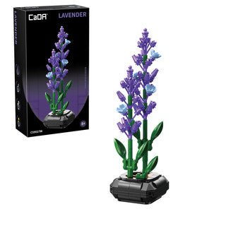 Lavender Building Block Planter - 205 pcs - Beanie Games