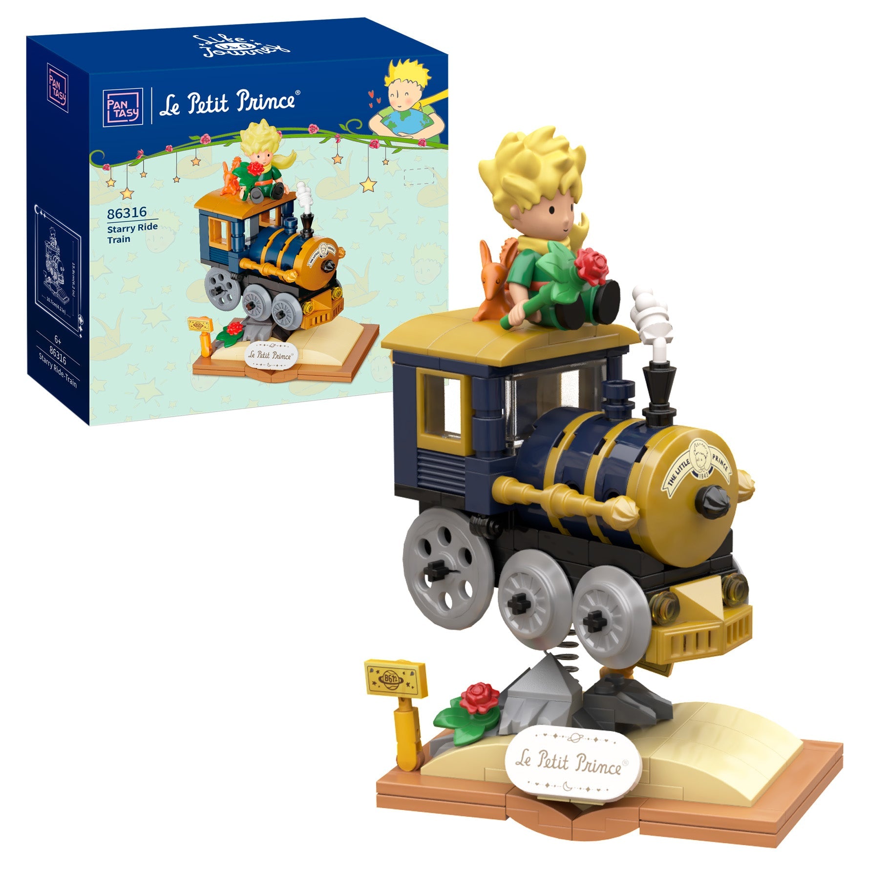 Le Petit Prince™ Starry Ride Train - 205 pcs - Beanie Games