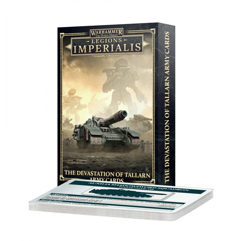 Legion Imperialis: Devastation Of Tallarn Army Cards - Beanie Games