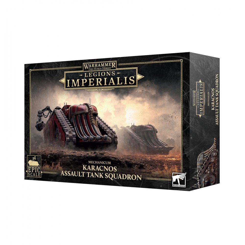 Legion Imperialis: Mechanicum Karacnos Assault Tank Squad - Beanie Games