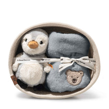 Lio Penguin With Rattle and Bib Gift Set - Beanie Games