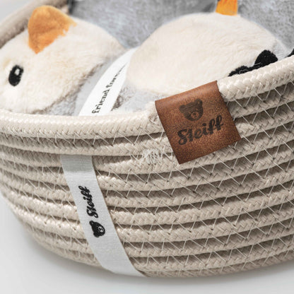 Lio Penguin With Rattle and Bib Gift Set - Beanie Games