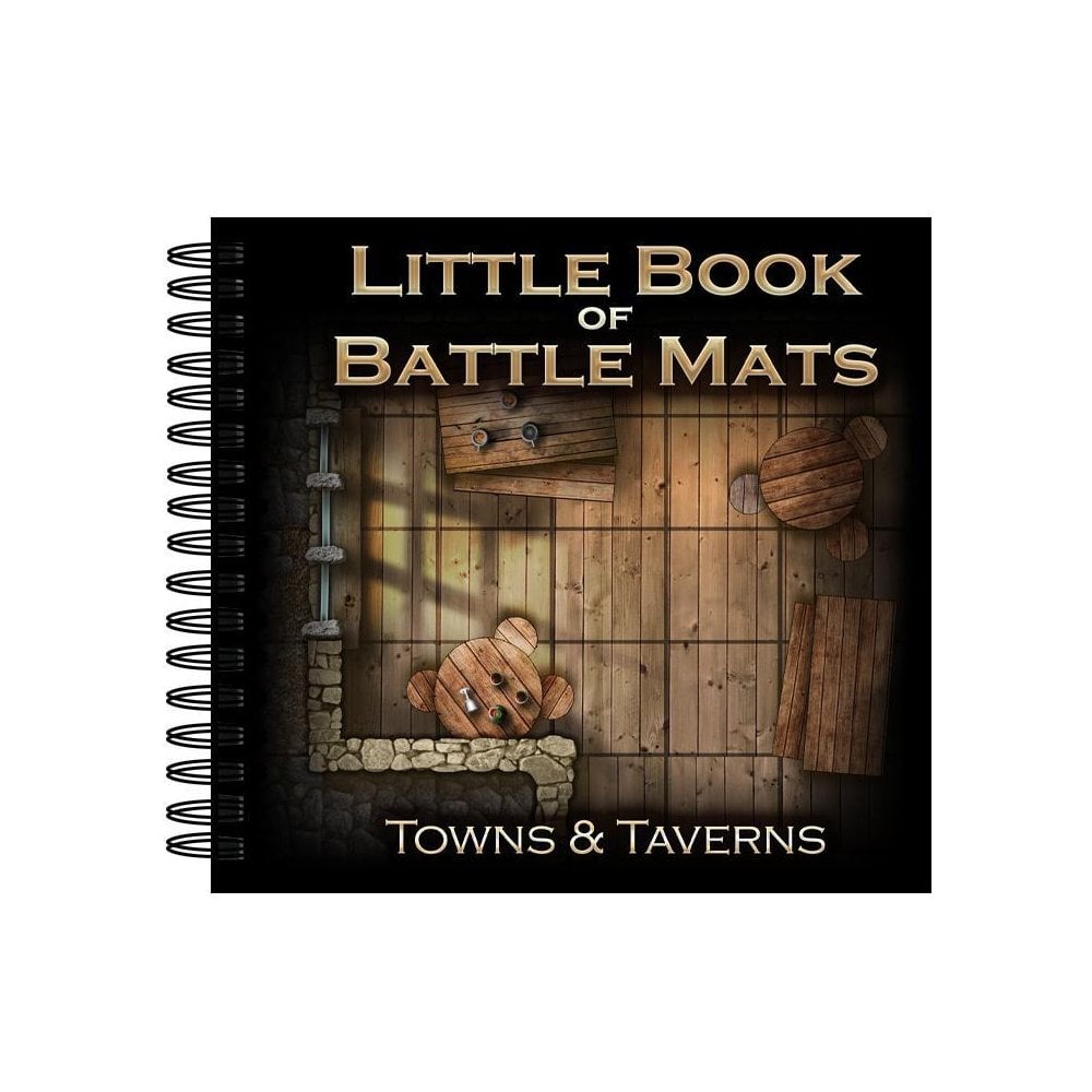 Little Book of Battle Mats: Towns and Taverns - Beanie Games
