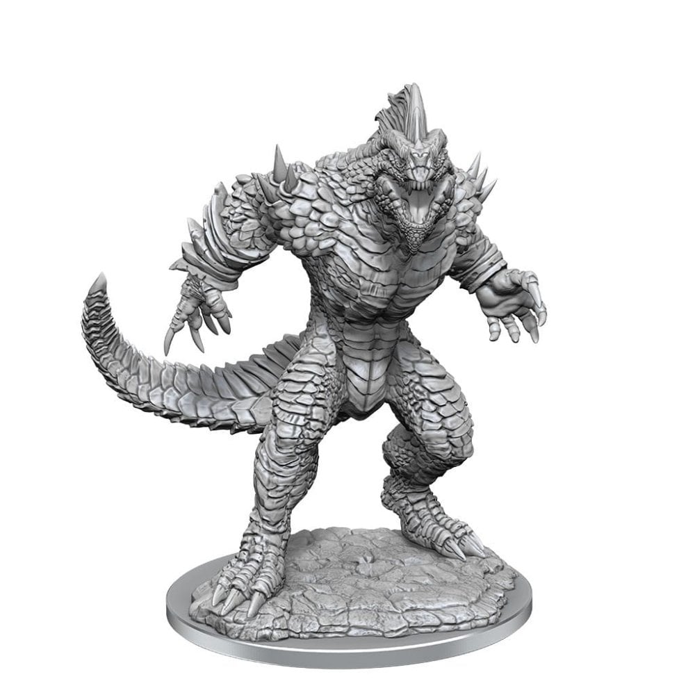 Lizardfolk Render: D&D Nolzur's Marvelous Unpainted Miniatures (W21) - Beanie Games