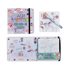 Magic Colour Changing Water Cards - Fairy Unicorn - Beanie Games