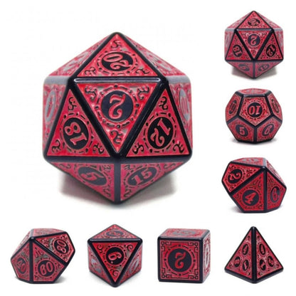 Magic Flame - Red RPG Dice Set - Beanie Games