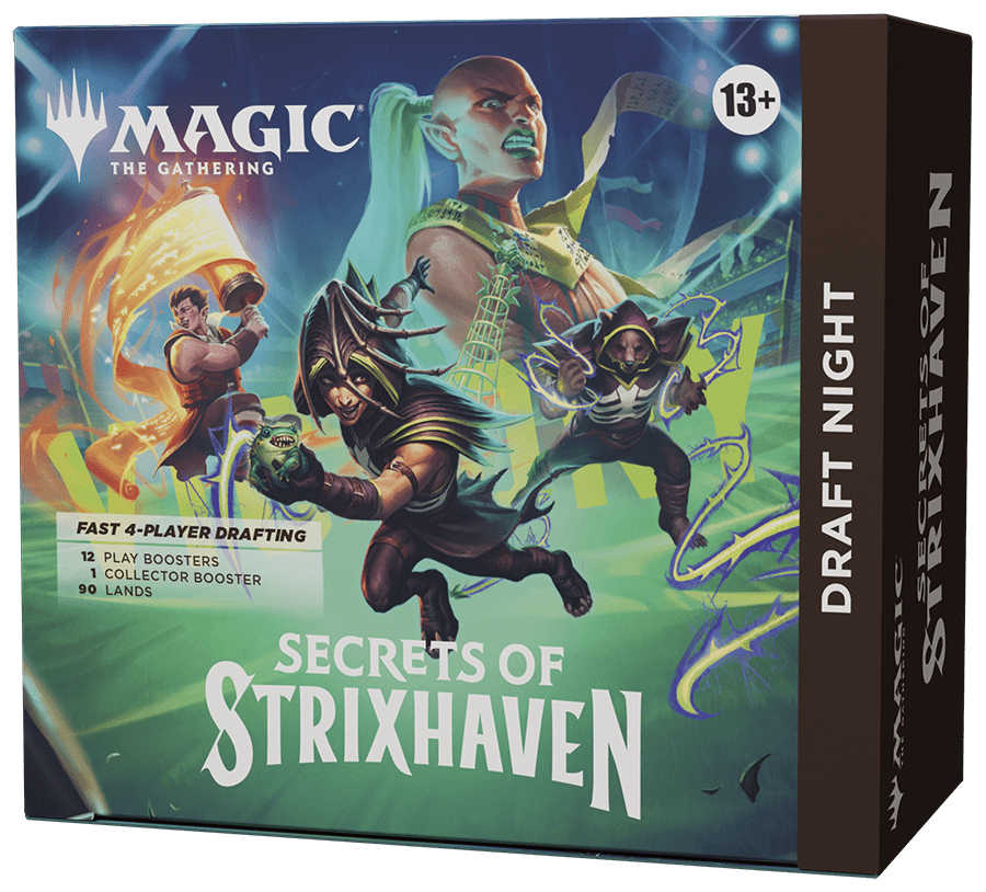 Magic The Gathering - Secrets of Strixhaven Draft Night Box - Beanie Games