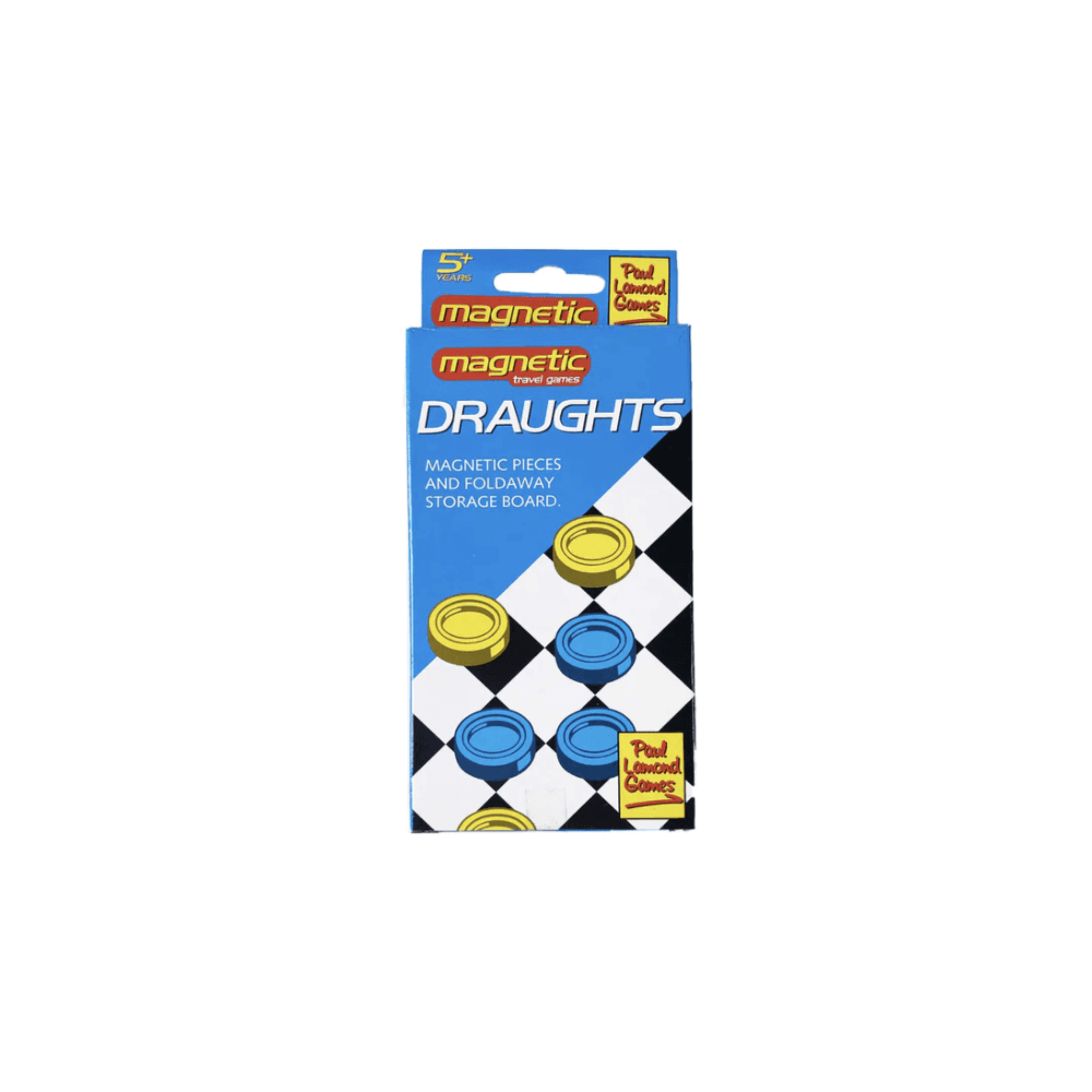 Magnetic Draughts Travel Game - Beanie Games