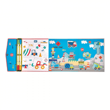 Magnetic Multi Play Scene - Construction - Beanie Games