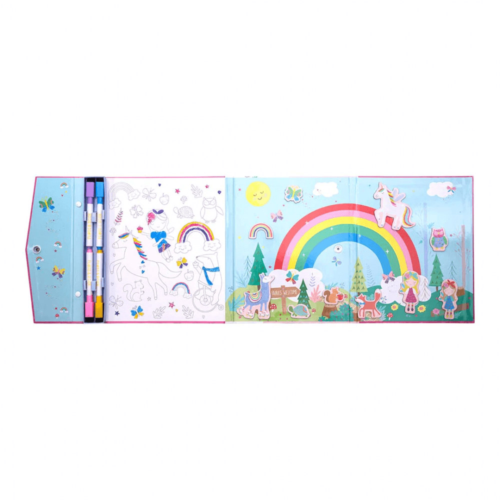 Magnetic Multi Play Scene - Rainbow Fairy - Beanie Games