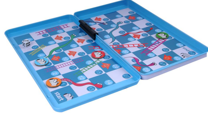 Magnetic Snakes and Ladders (Tin) - Beanie Games