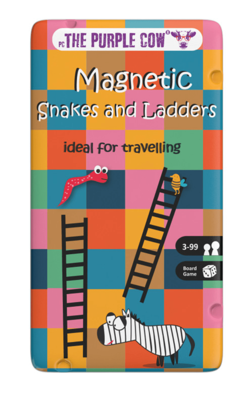 Magnetic Snakes and Ladders (Tin) - Beanie Games