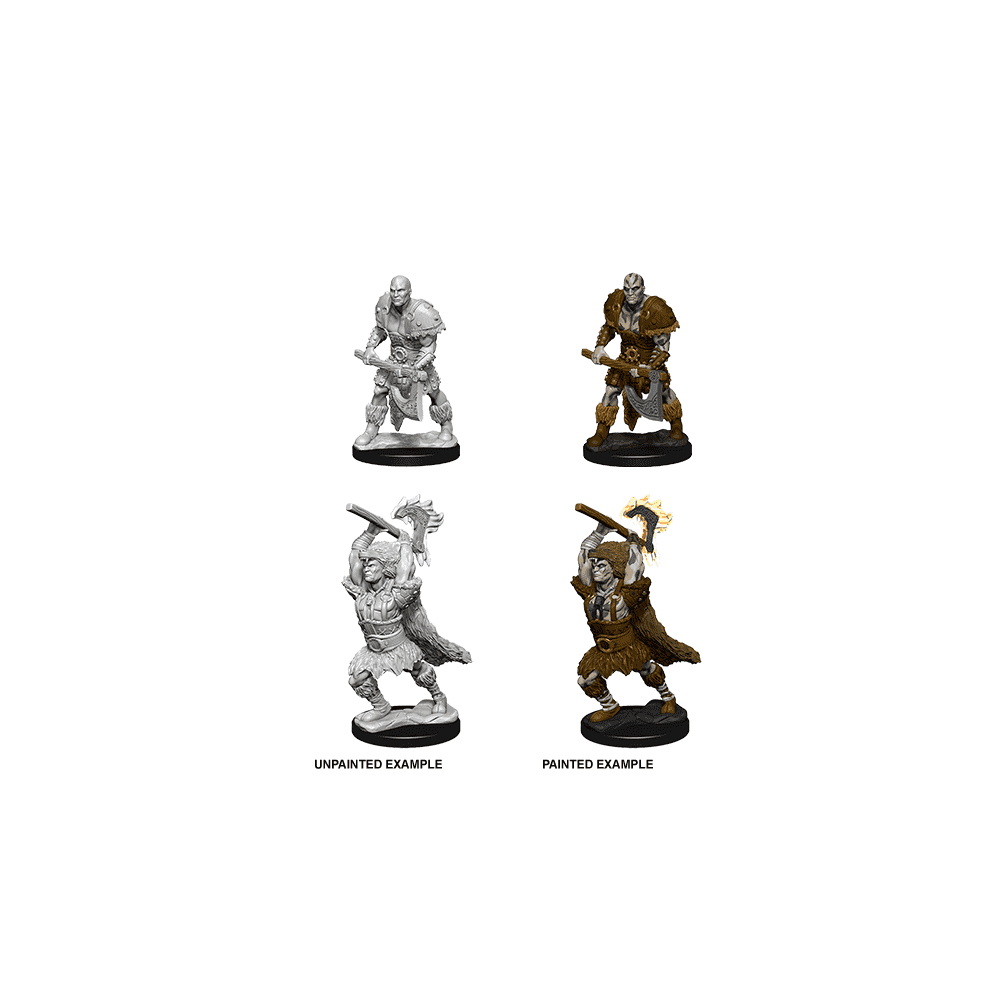 Male Goliath Barbarian: D&D Nolzur's Marvelous Unpainted Miniatures (W10) - Beanie Games