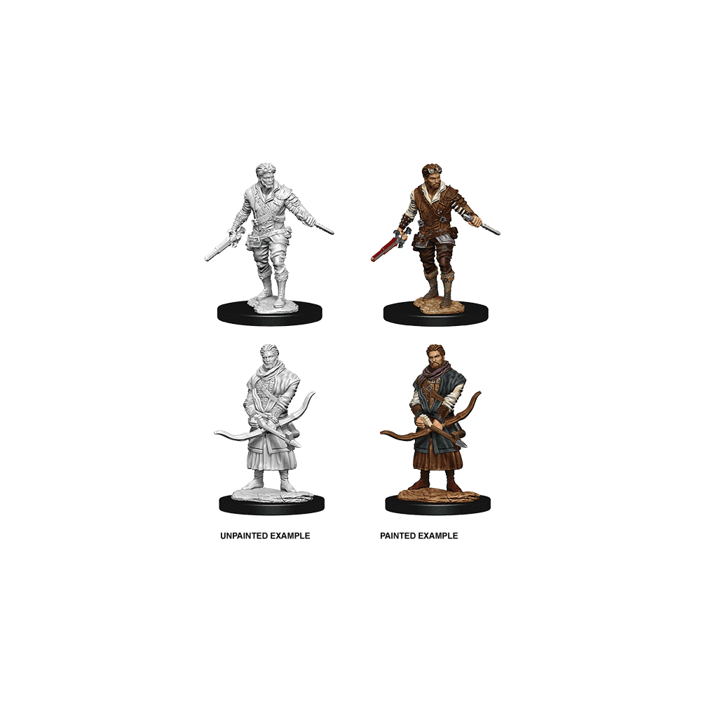 Male Human Rogue: D&D Nolzur's Marvelous Unpainted Miniatures (W9) - Beanie Games