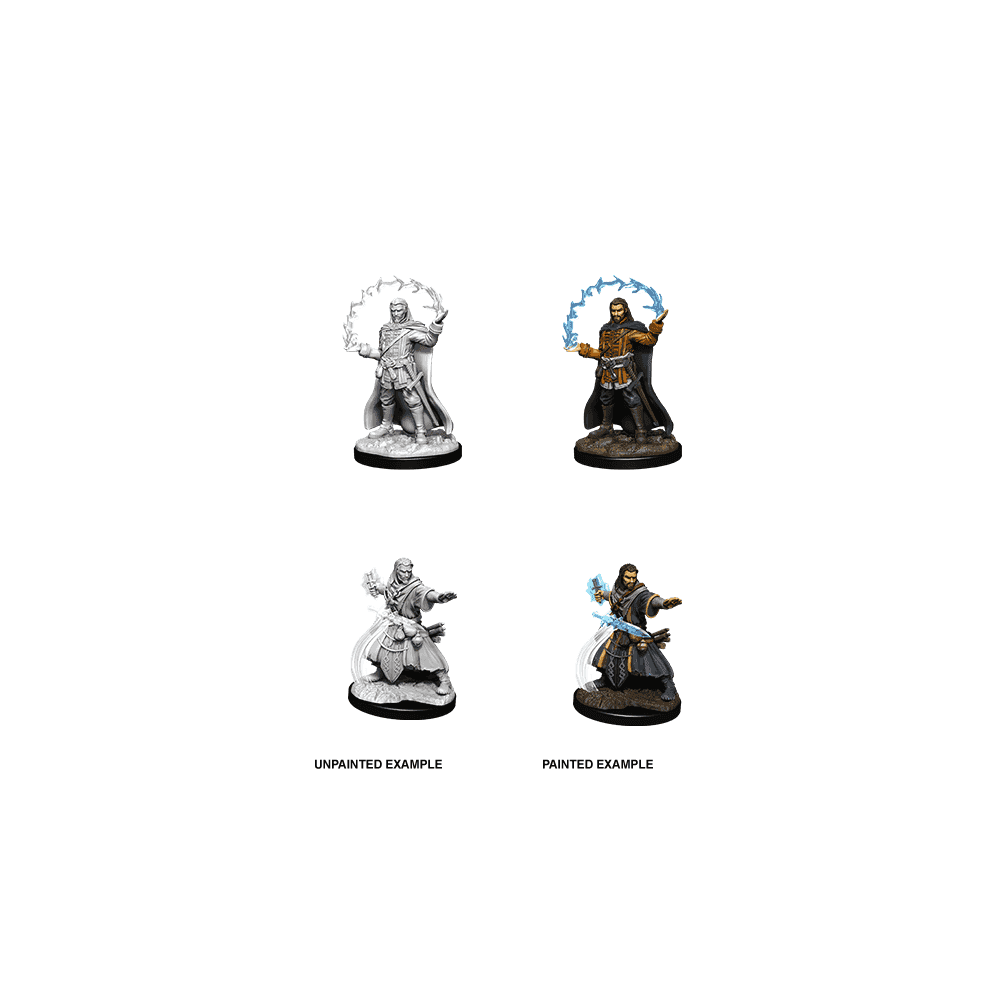 Male Human Wizard: D&D Nolzur's Marvelous Unpainted Miniatures (W11) - Beanie Games