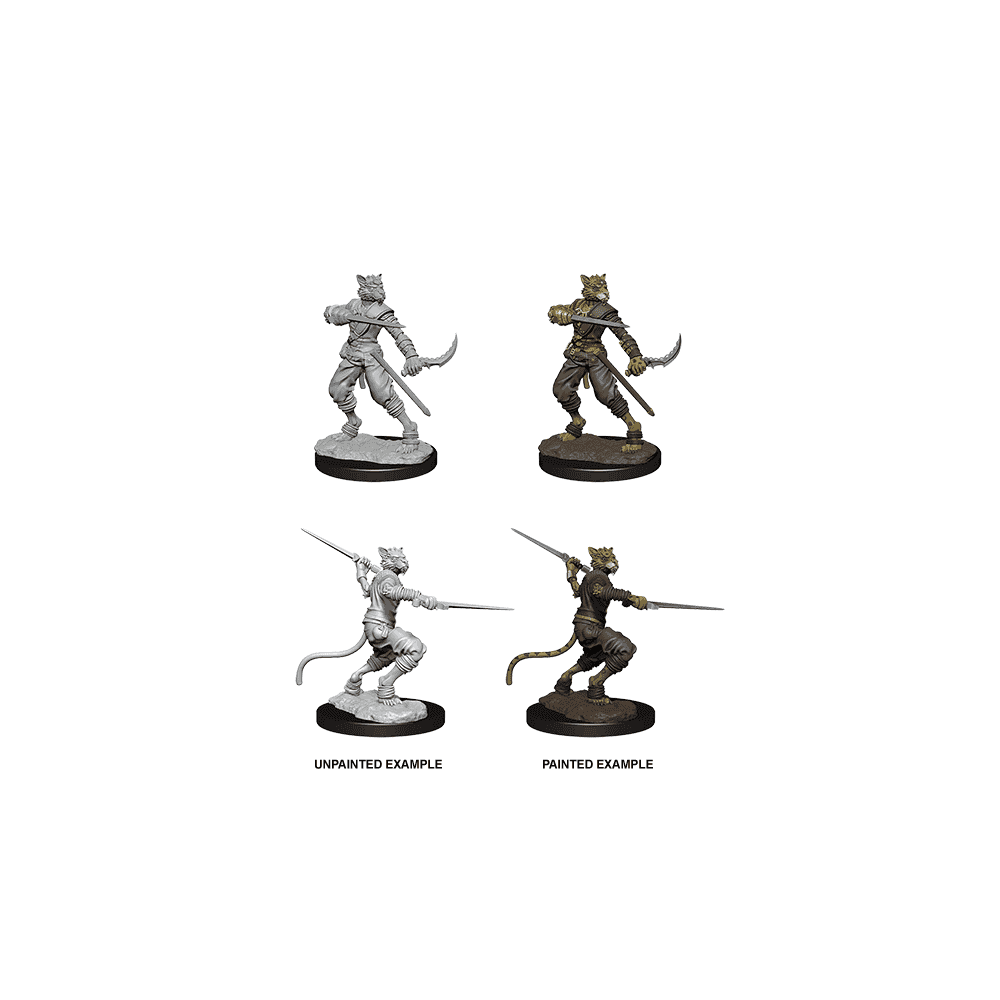 Male Tabaxi Rogue: D&D Nolzur's Marvelous Unpainted Miniatures (W7) - Beanie Games