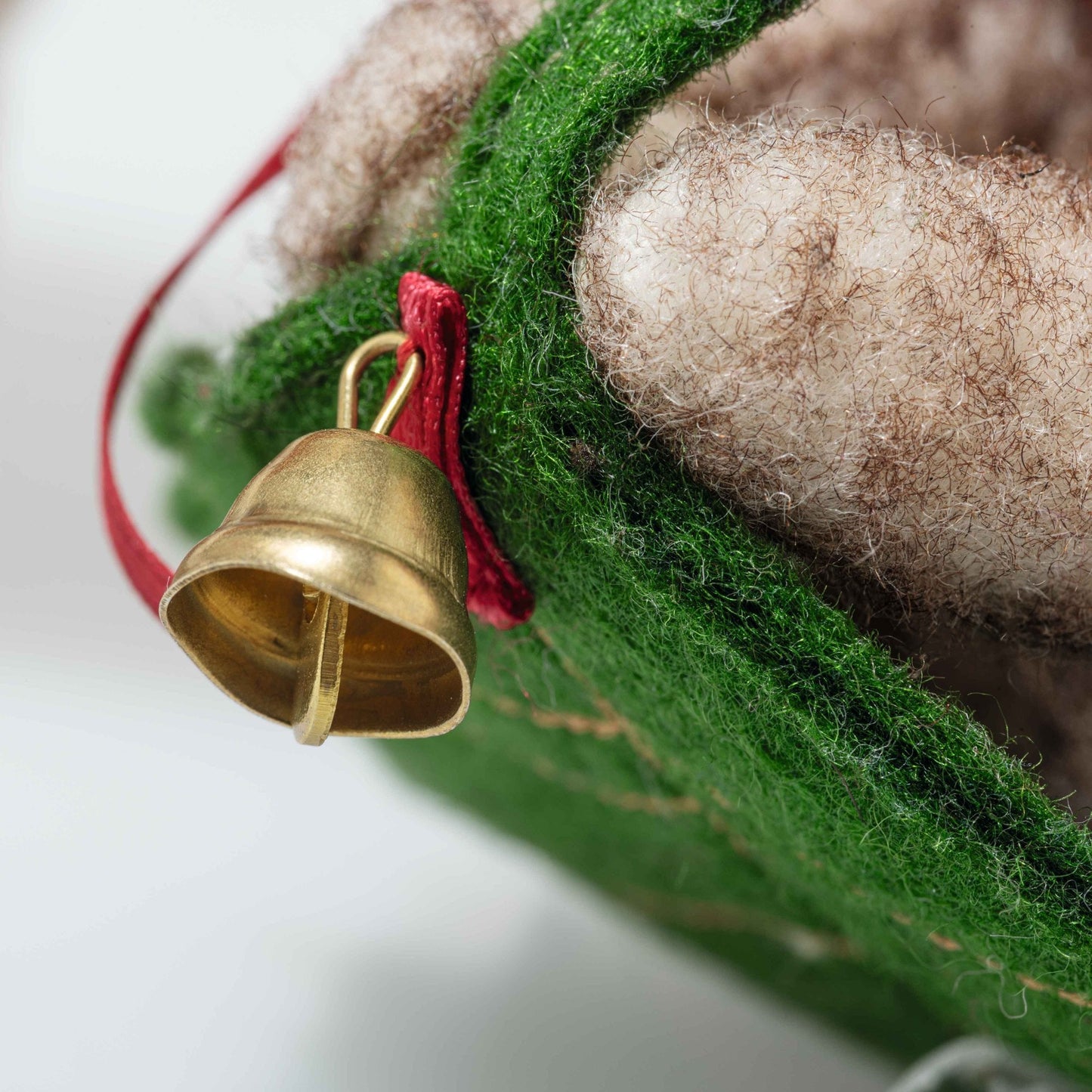 Mama Teddy Bear With Child On Holly Express - Beanie Games