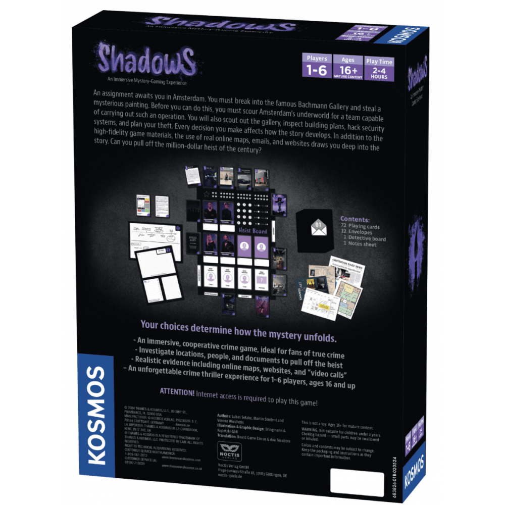 Masters of Crime: Shadows - Beanie Games