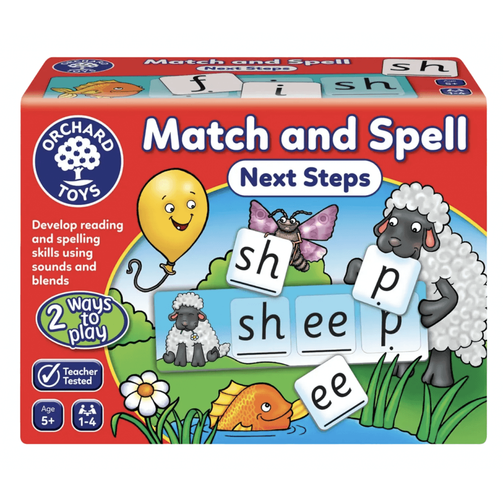 Match and Spell Next Steps - Beanie Games