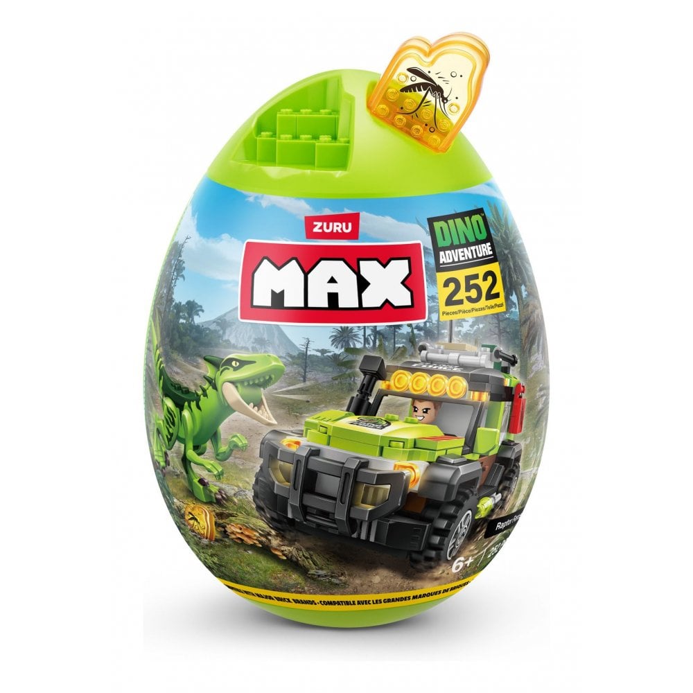 Max Dino Adventure Raptor Force (252 Pieces) - Beanie Games