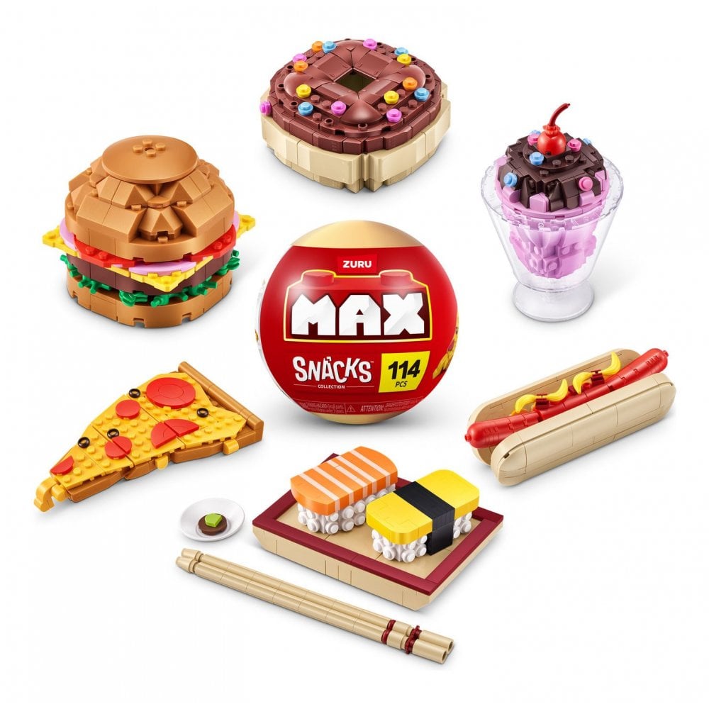 Max Premium Snacks Building Bricks Collection - Beanie Games