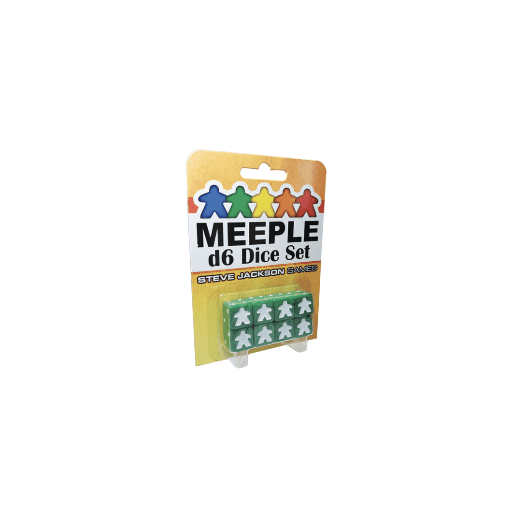 Meeple D6 Dice Set - Green - Beanie Games