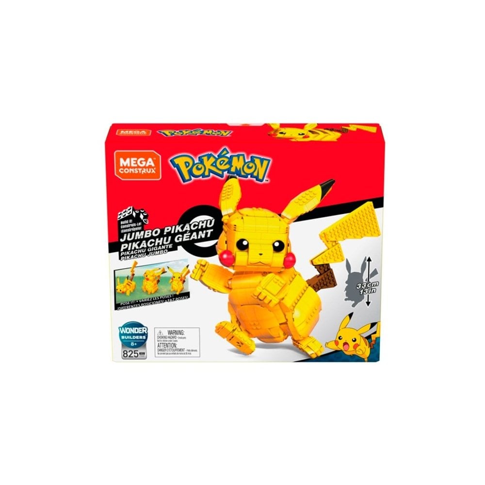 Mega Construx - Pokemon Jumbo Pikachu - Beanie Games