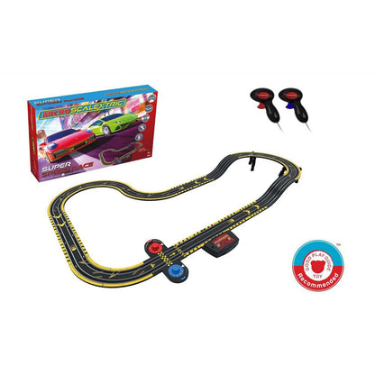 Micro Scalextric Super Speed Race Set - Lamborghini vs Porsche - Battery Powered Set - Beanie Games