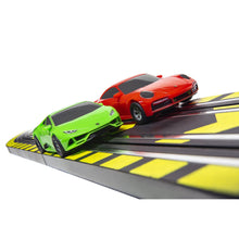 Micro Scalextric Super Speed Race Set - Lamborghini vs Porsche - Battery Powered Set - Beanie Games