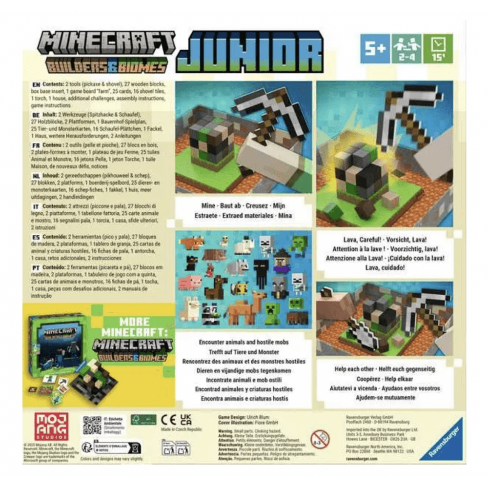 Minecraft Builder & Biomes Junior - Beanie Games