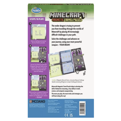 Minecraft Magnetic Travel Puzzle - Beanie Games