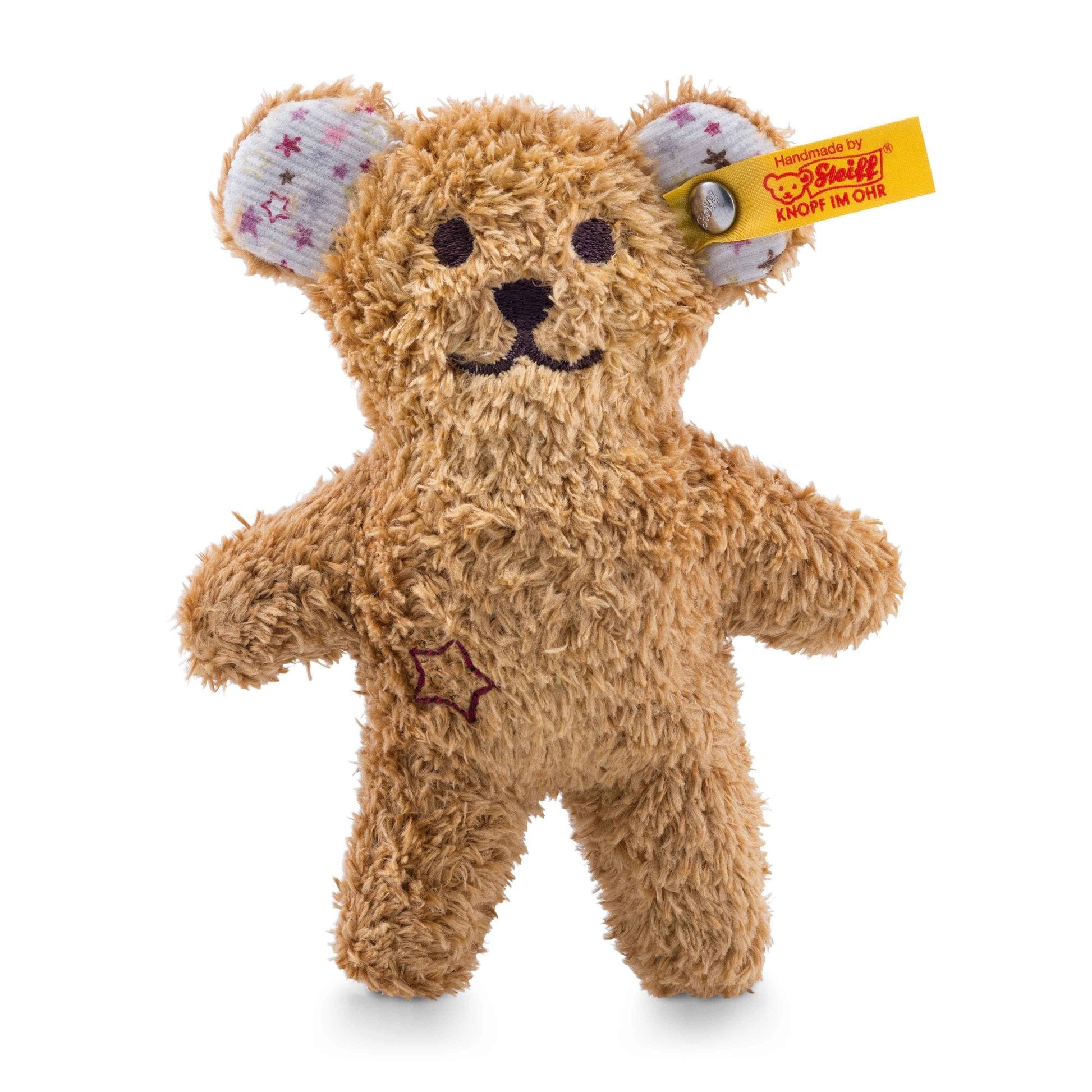 Mini Teddy with rustling foil and rattle - Beanie Games