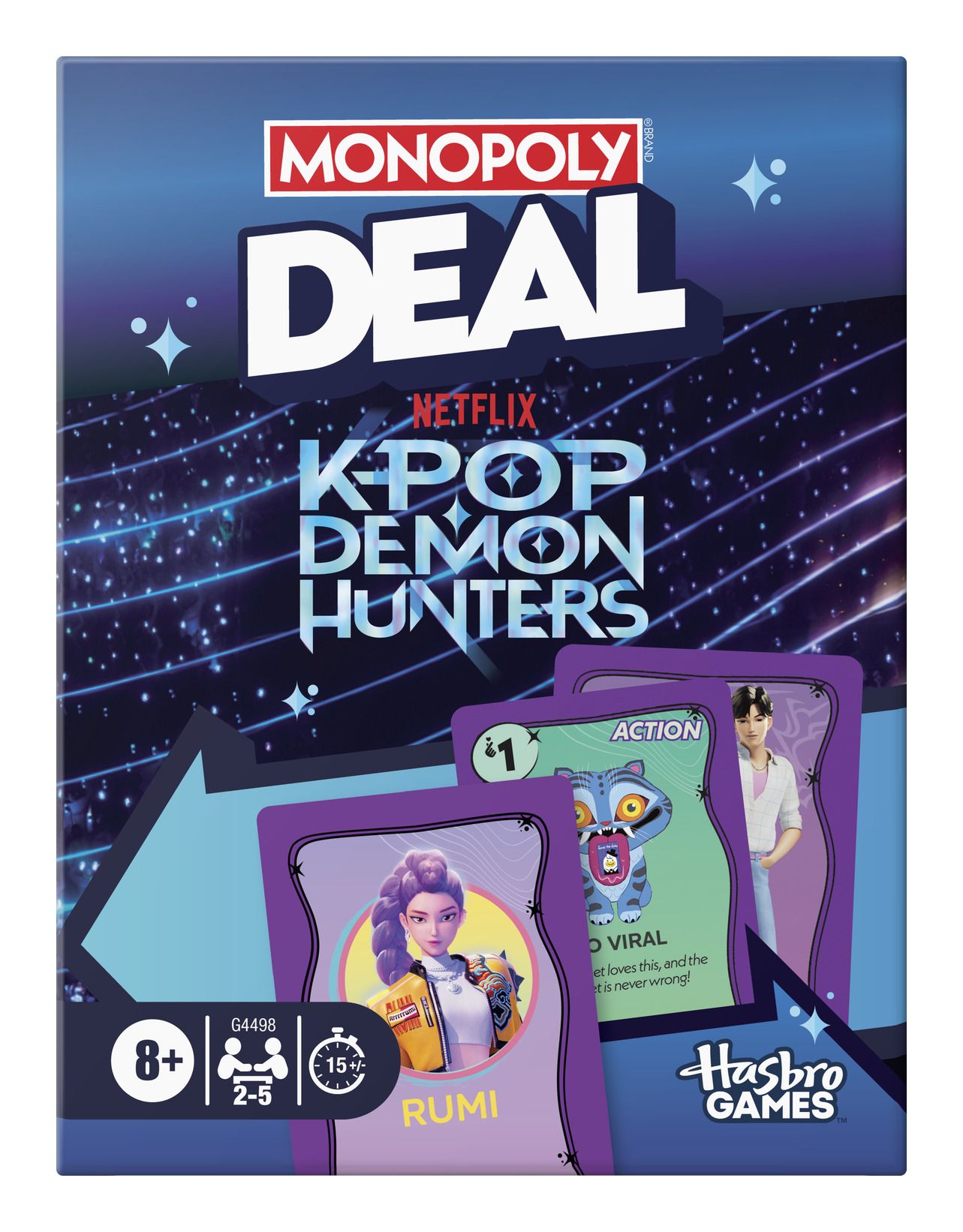 Monopoly Deal K-Pop Demon Hunters - Beanie Games