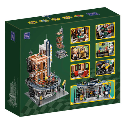 Motorcycle Restaurant Building - 2989 pcs - Beanie Games