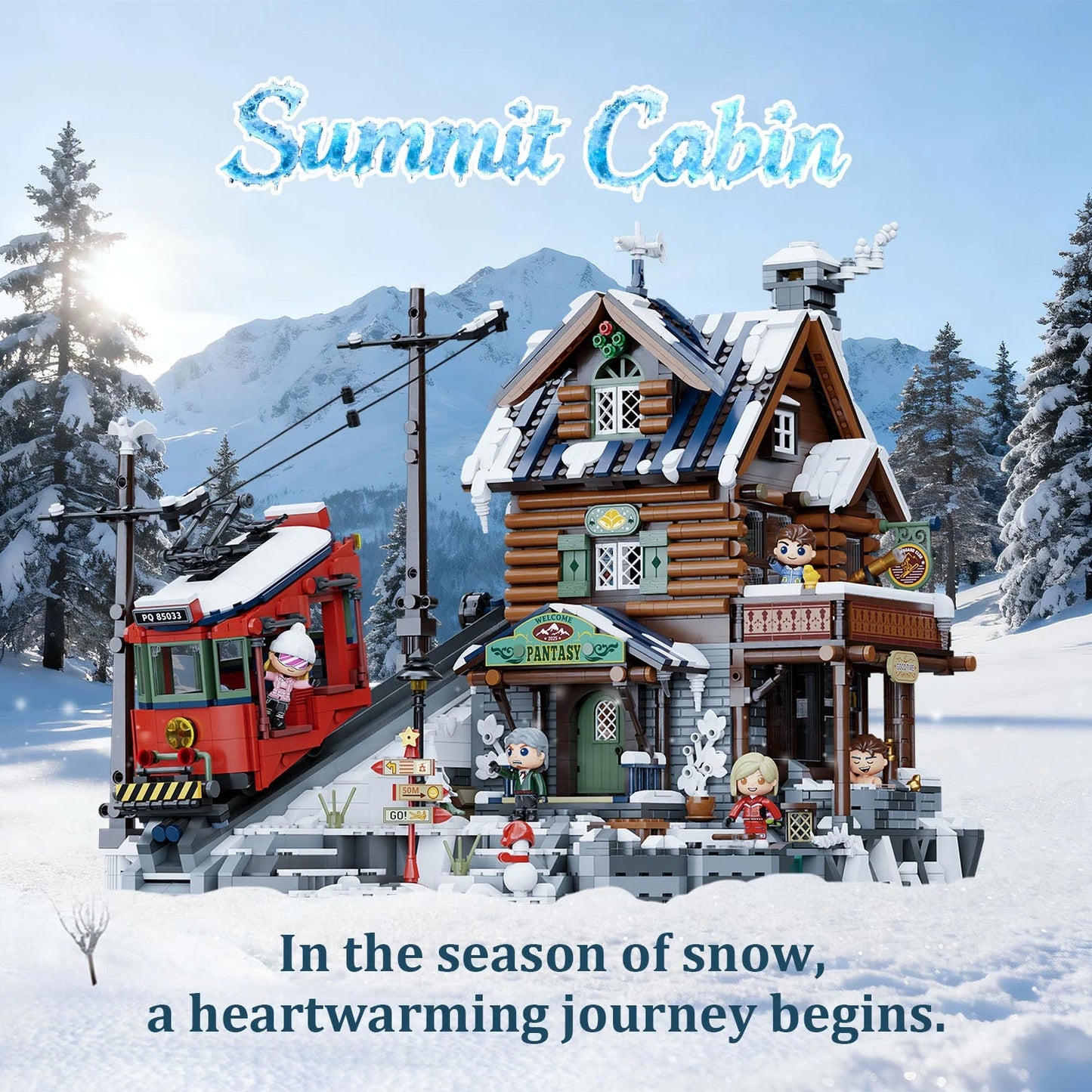 Mountain Summit Ski Cabin - 3135 pcs - Beanie Games