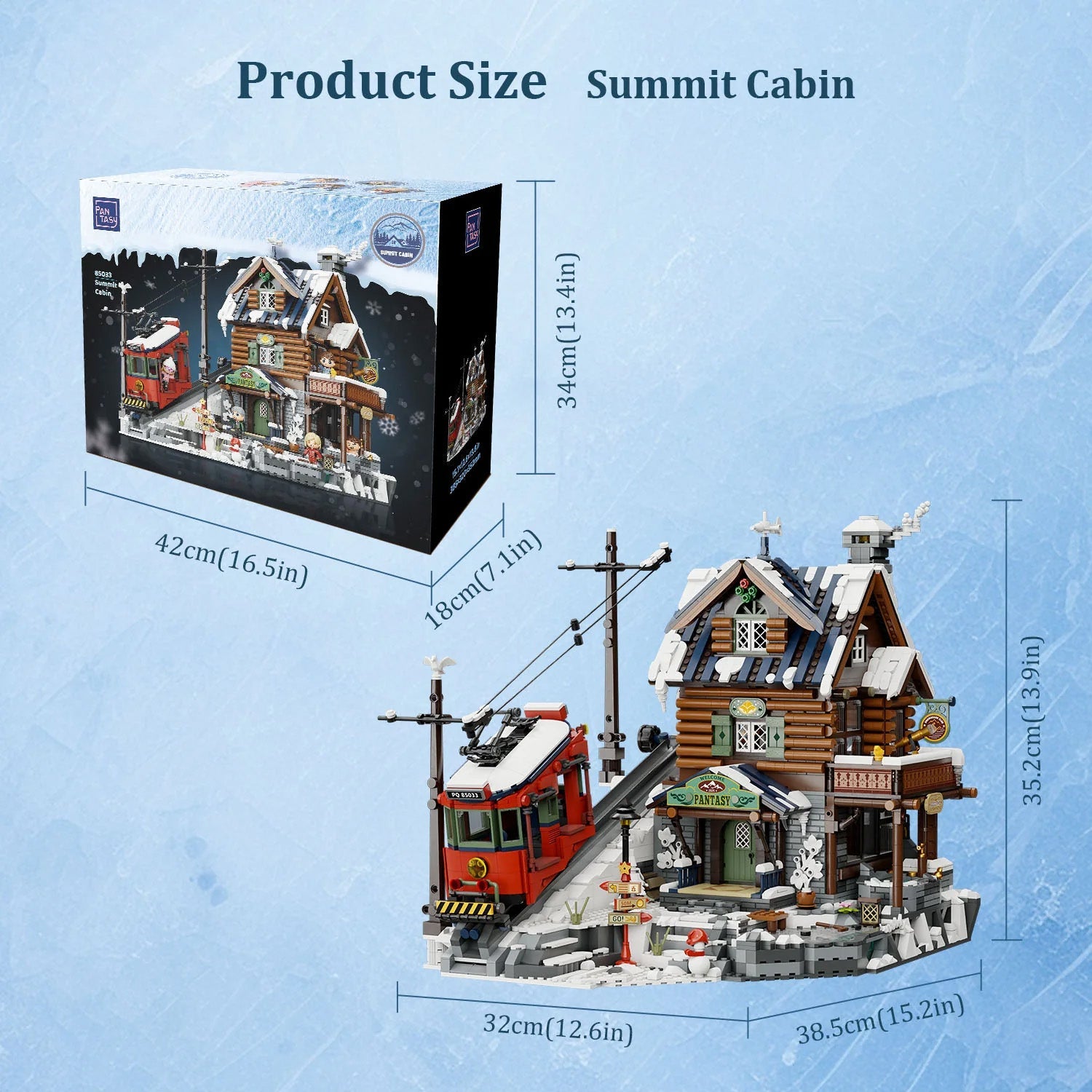 Mountain Summit Ski Cabin - 3135 pcs - Beanie Games