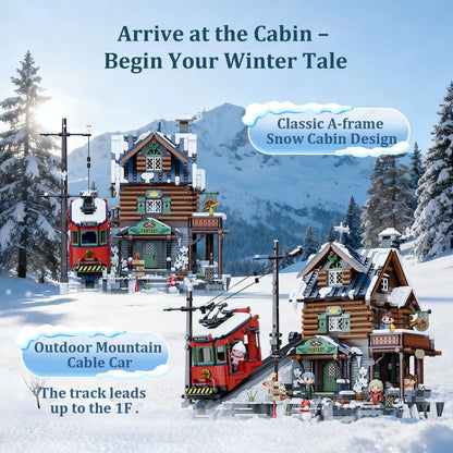 Mountain Summit Ski Cabin - 3135 pcs - Beanie Games