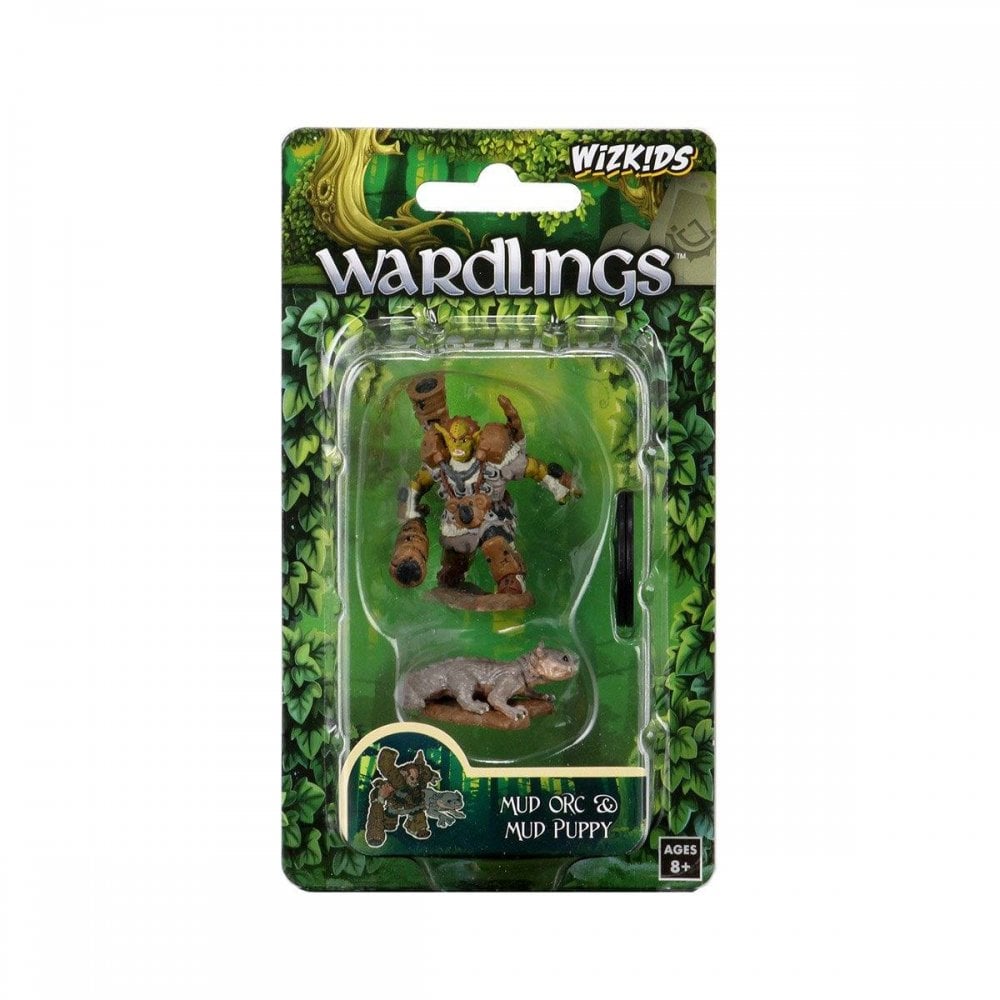Mud Orc & Mud Puppy WizKids Wardlings Painted Miniatures - Beanie Games