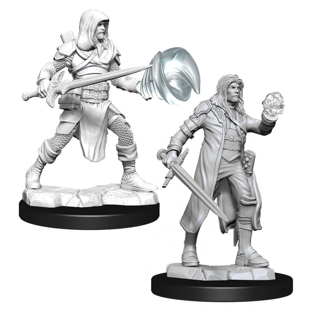Multiclass Fighter+Wizard Male: D&D Nolzur's Marvelous Unpainted Miniatures (W13) - Beanie Games