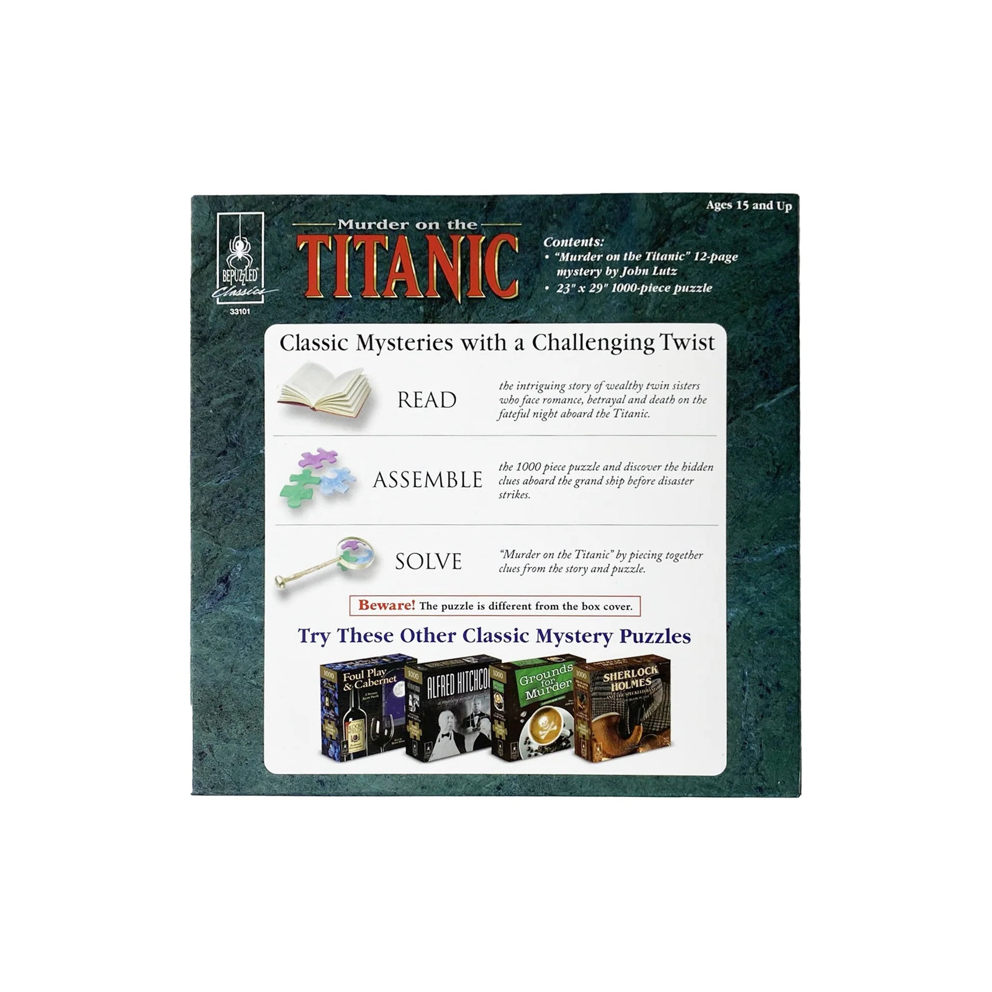 Murder On The Titanic Mystery Puzzle - Beanie Games