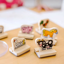 My First Wooden Stamp Set - Farm Animals - Beanie Games