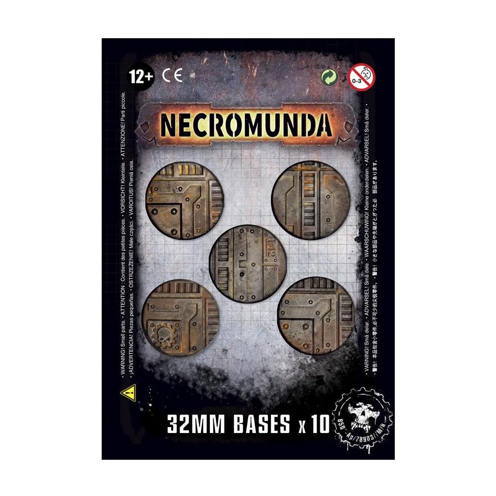 Necromunda: 32mm Bases (x10) - Beanie Games