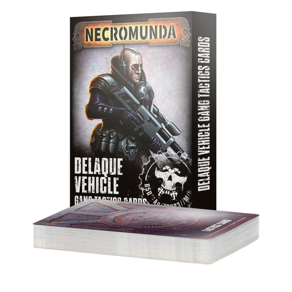 Necromunda: Delaque Vehicle Gang Tactics Cards - Beanie Games