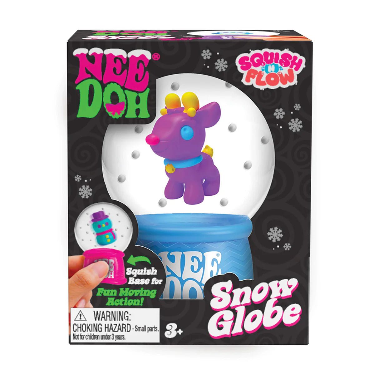 NeeDoh Christmas Snow Globe - Beanie Games