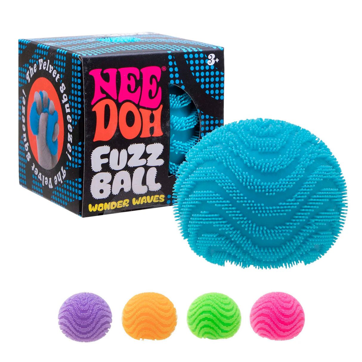 NeeDoh Fuzz Ball Wonder Waves - Beanie Games
