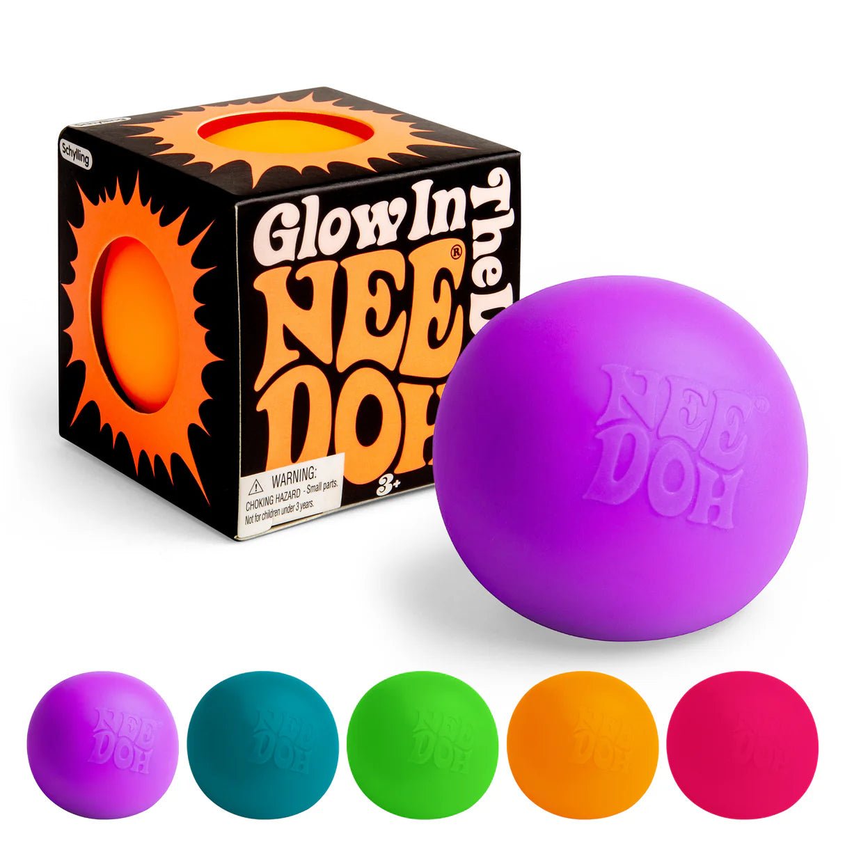 NeeDoh Glow in the Dark Ball - Beanie Games